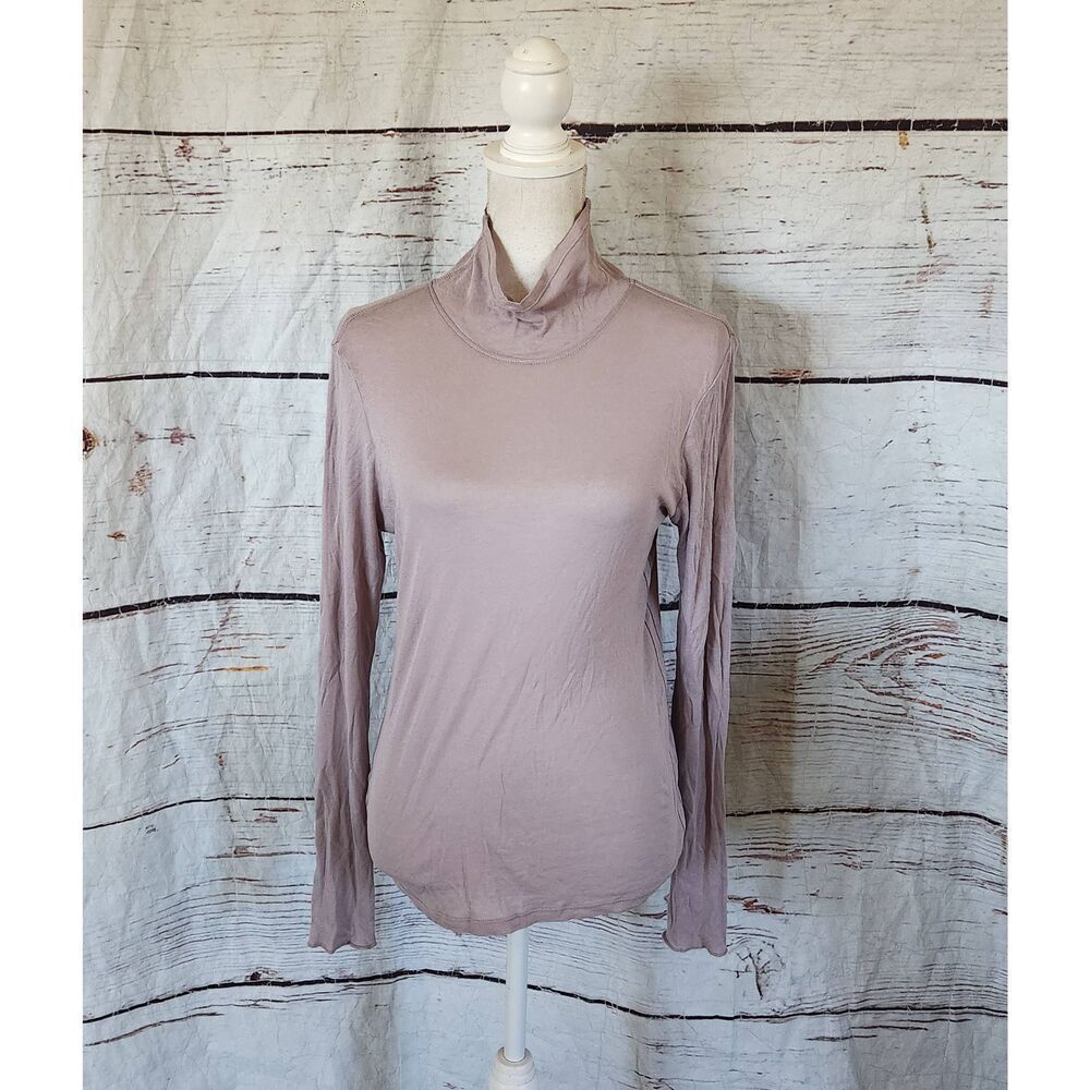 Everlane‎ Organic Cotton Tissue Turtleneck Size Large